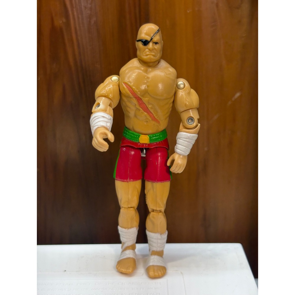 Vintage 1994 Street Fighter The Movie Viktor Sagat Action Figure Hasbro Capcom